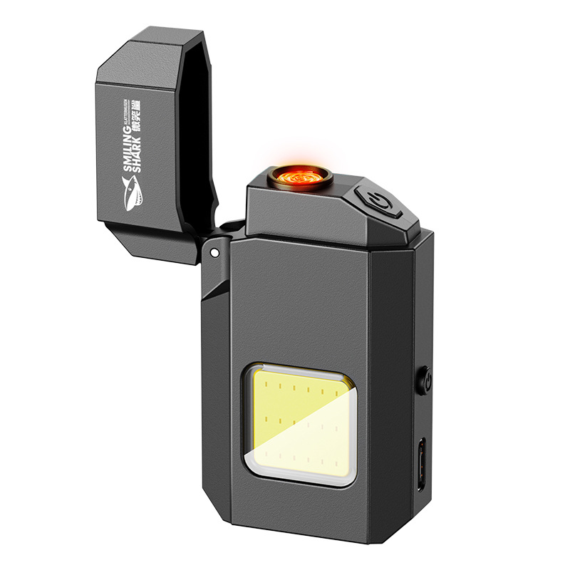 Encendedor recargable electrónico a prueba de viento, portátil y creativo, regalo para novio