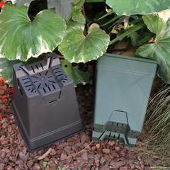 加厚方形高透氣控根盆 北歐塑料加侖盆花卉鐵線蓮月季大口徑方盆