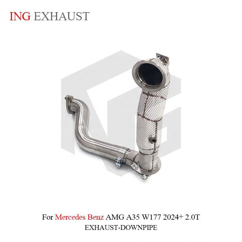 Suitable for Mercedes-Benz AMG A35 W177 2024+ 2.0T with valve exhaust downpipe