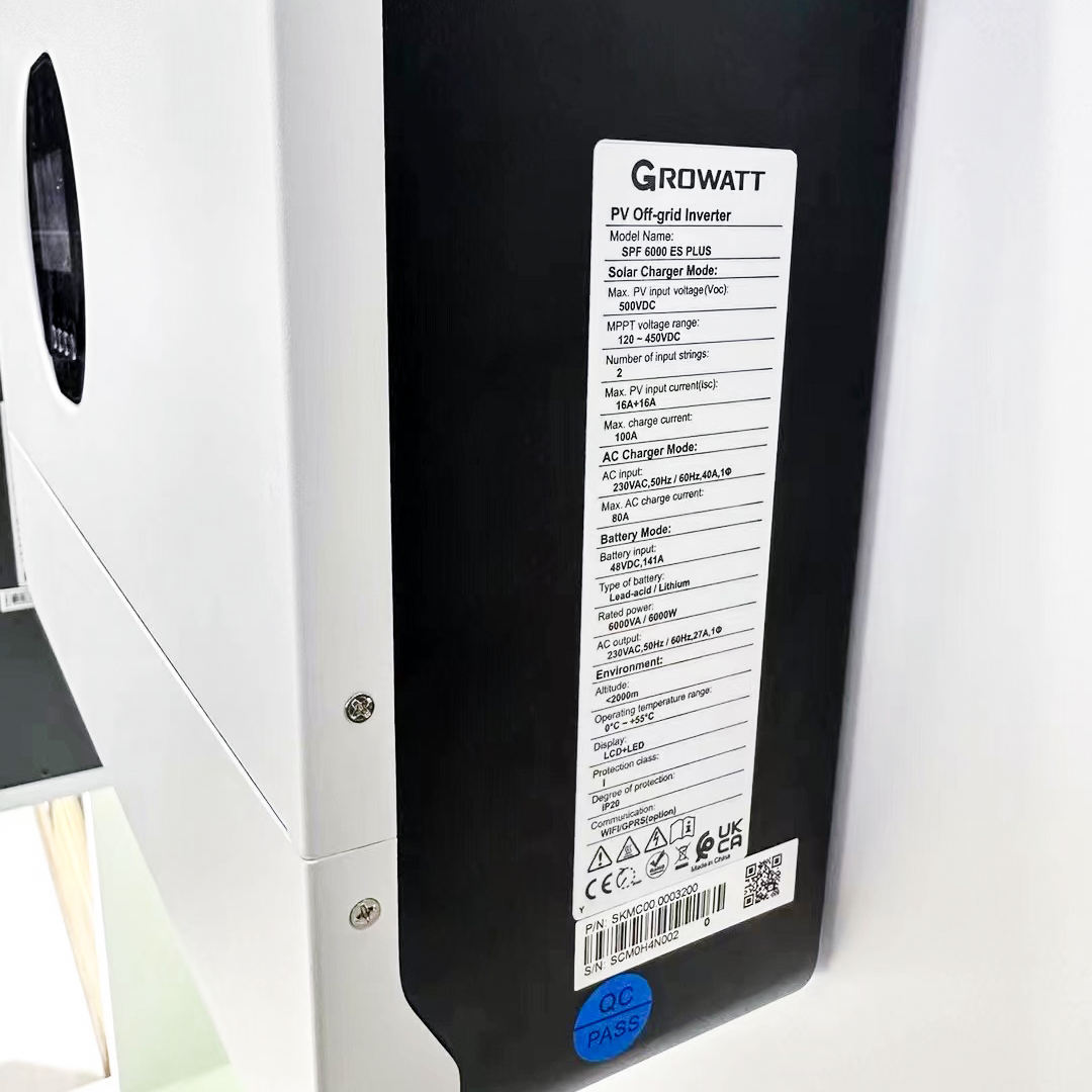 Cross-border new product Growatt SPF 6000ES PLUS household photovoltaic energy storage system off-grid inverter