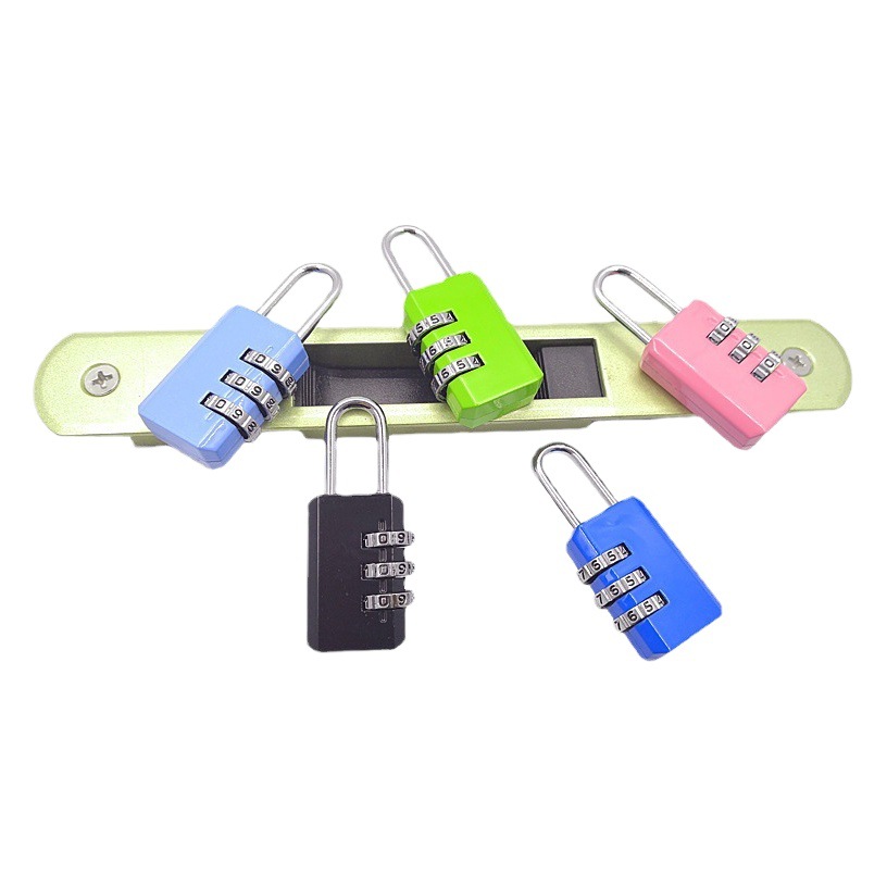 Luggage password lock zinc alloy password lock password small padlock mini cartoon password lock wine bottle lock