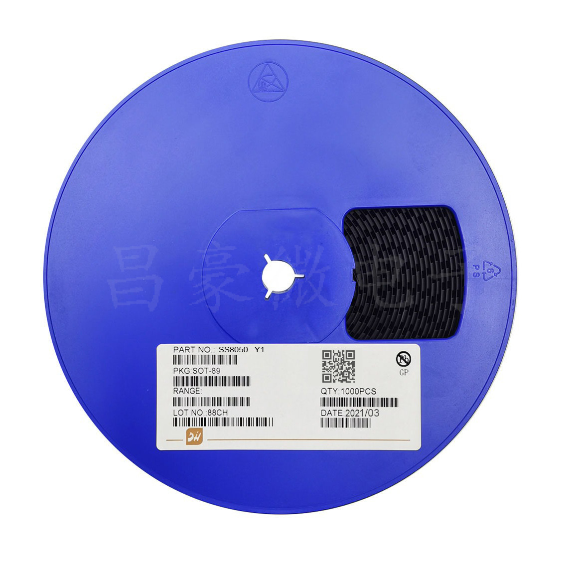 厂家直供SS8050Y1三极管贴片SOT-89封装晶体管电流1.5A