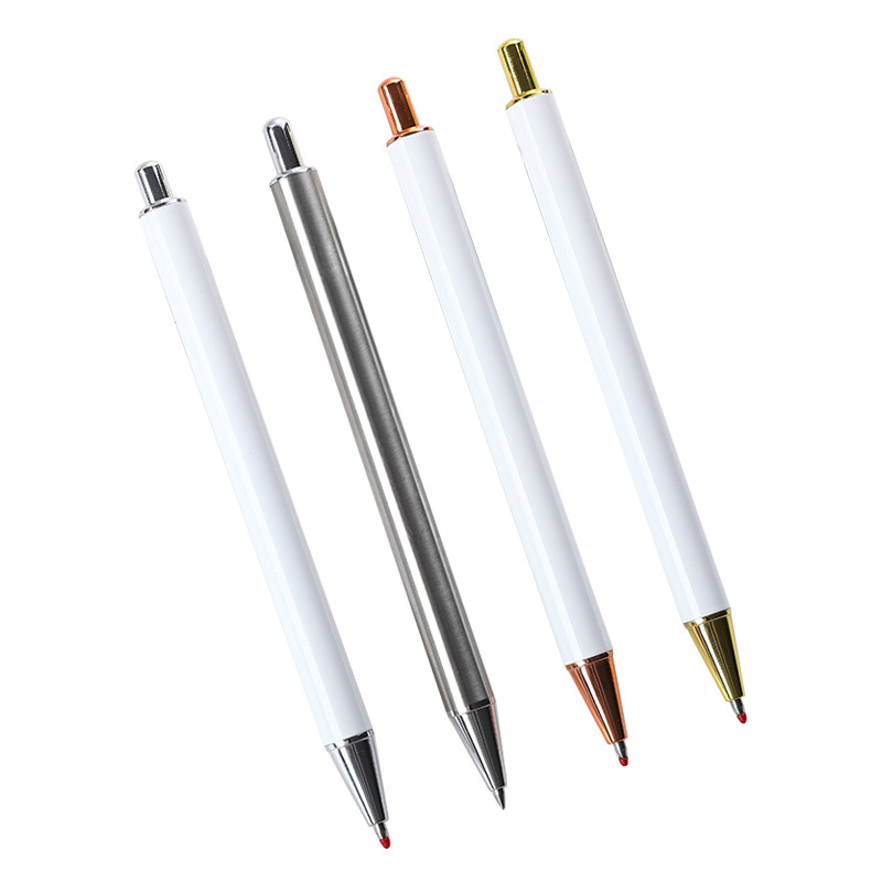 Fábrica al por mayor en stock firma de metal pluma de negocios de alta gama push metal pluma gel pluma publicidad regalo pluma letras