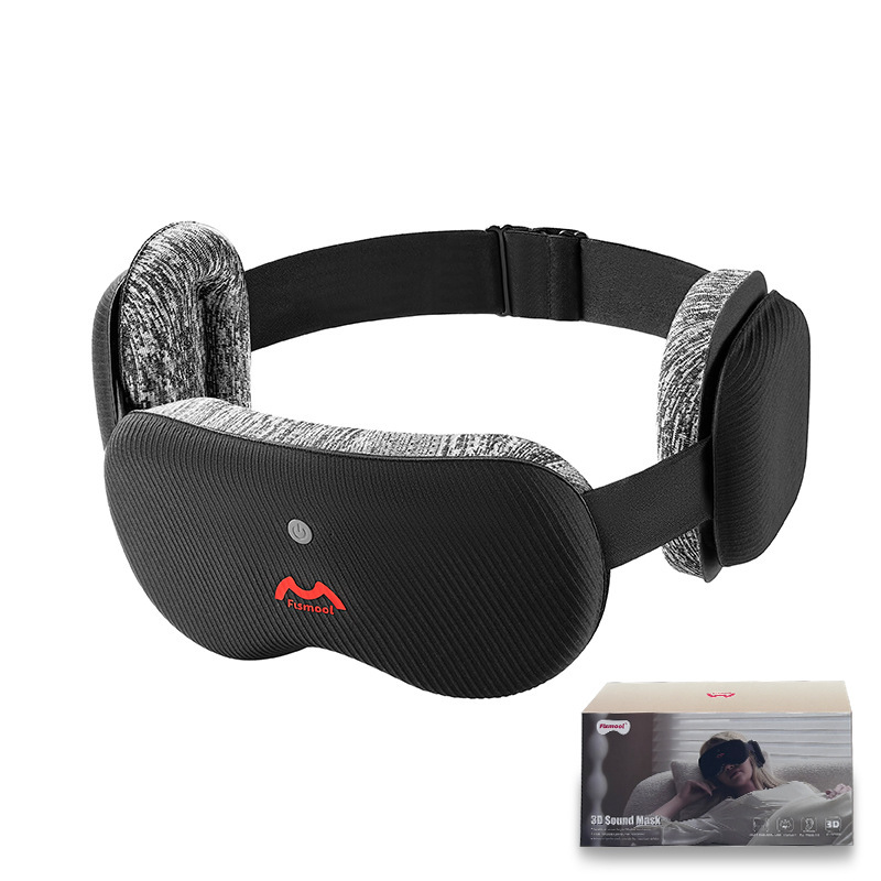 新品スマートアイマスクホワイトノイズ睡眠ワイヤレスブルートゥース音楽アイマスク3D立体遮光USB充电アイマスク|undefined