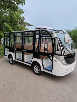 8-23 Seat Electric Sightseeing Car Elektrikli qolf avtomobilləri - 11-fully-enclosed