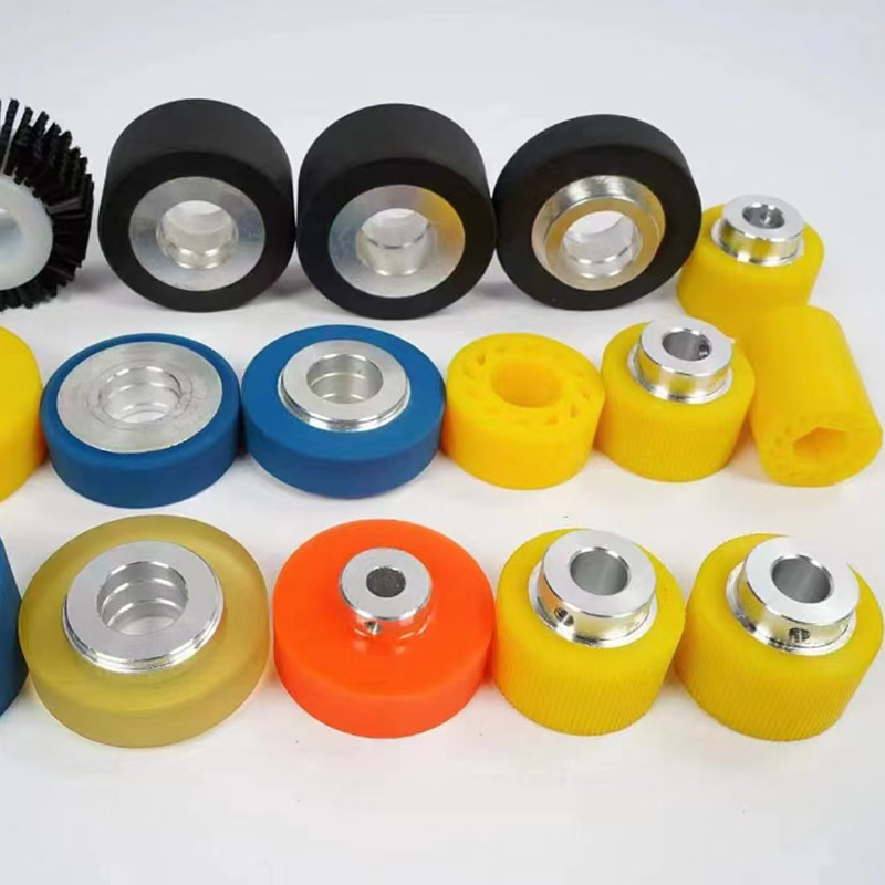 聚氨酯包金属件包胶注塑浇筑包胶轮杂件优力胶牛筋件聚氨酯异形