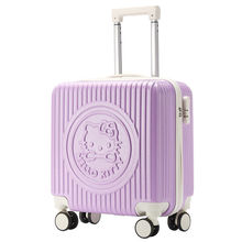 行李箱kitty猫可爱拉杆箱小型旅行箱KT猫登机箱卡通万向轮密码箱
