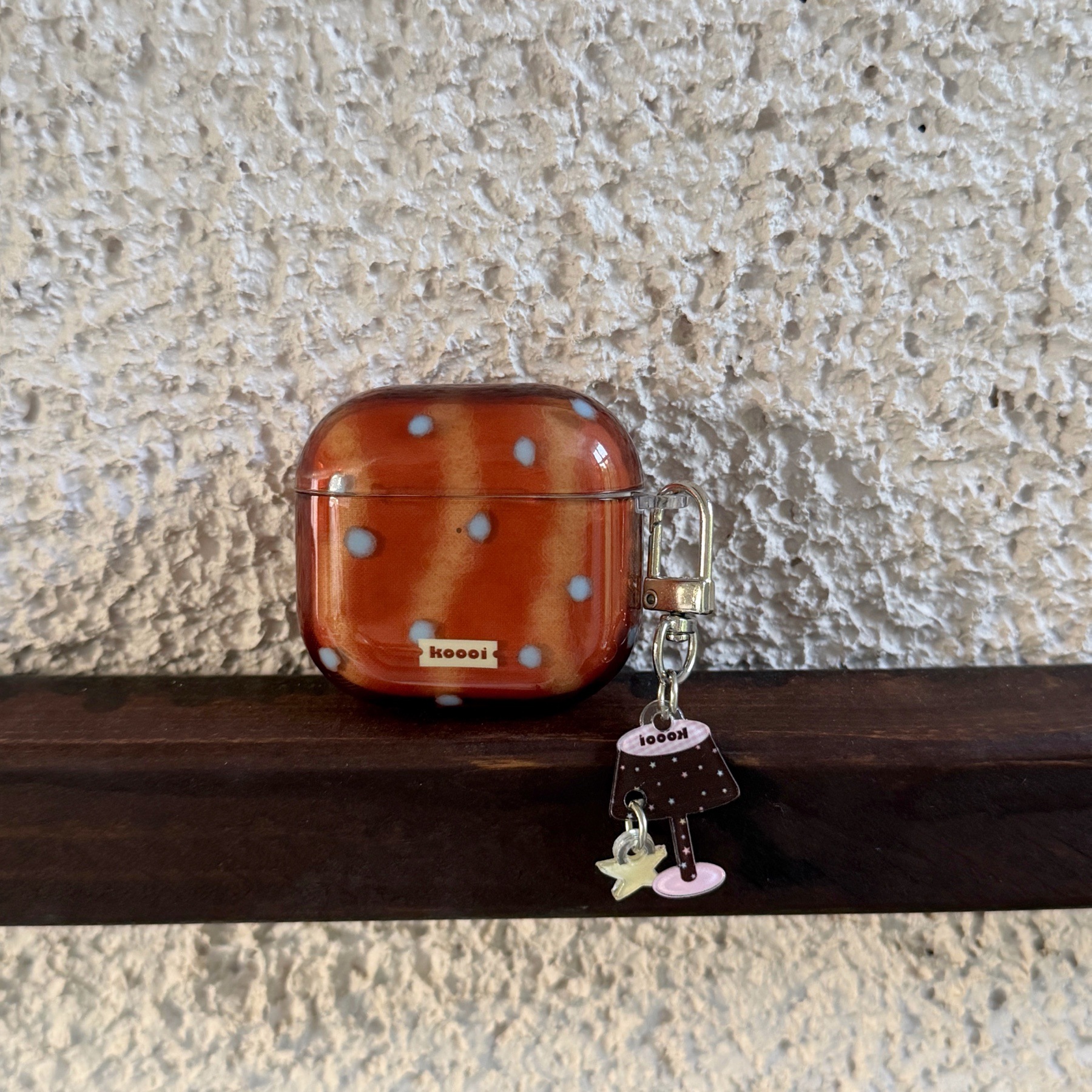 Niche Brown Wave Point para AirPods Pro1 generación 2 funda de auriculares nueva 3 / 4 lámpara de mesa colgante Pro2 nueva 4