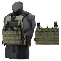 Тактический MOLLE front flap Расширенный модуль преобразования Панель FCSK Тактический жилет тройная передняя панель