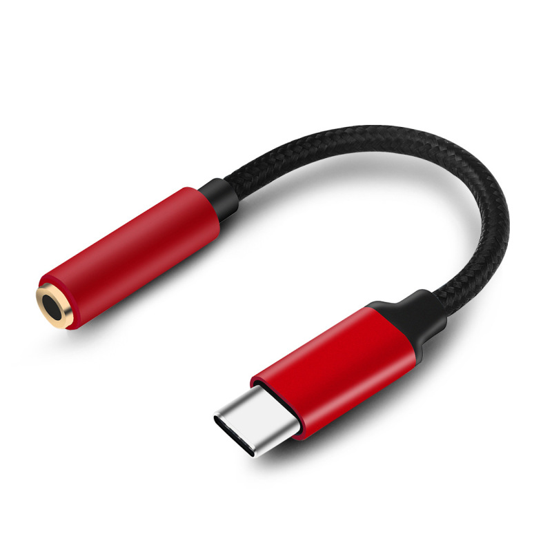 Type-cヘッドフォンアダプタ3.5mmオーディオケーブルandroid携帯電話聴歌typecデジタルオーディオ中継ケーブル|undefined