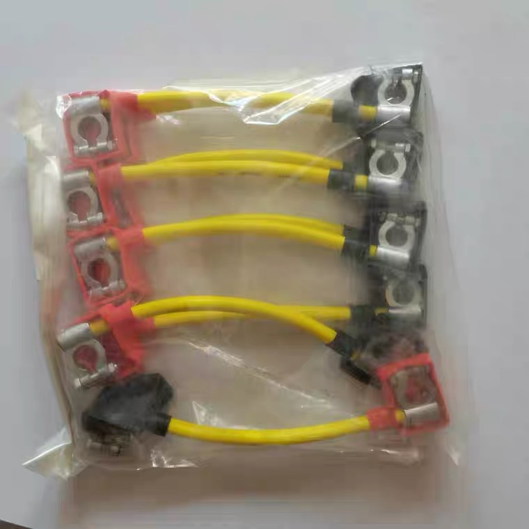 Truck battery 24V series connection line 24v battery pure copper link line with clip car battery series line