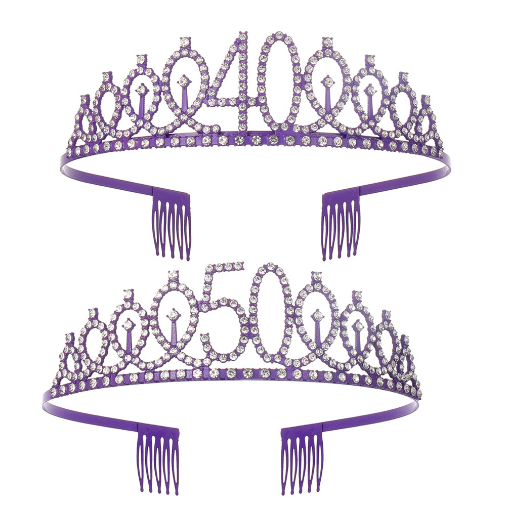 Joyería de cumpleaños brillante corona de diamante chica cinturón de cinturón reina correa de etiqueta decoración de cumpleaños suministros de fiesta