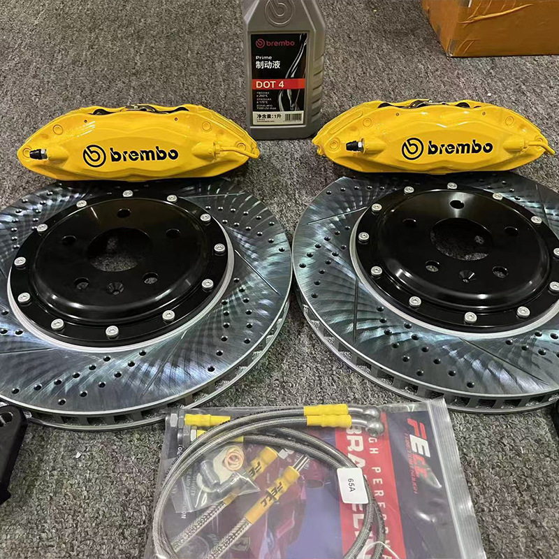 Buleibo Brembo Brake Caliper Modification F50 GT6 AP9040 Akebono 8N9N10 Piston Kit (Brake caliper cover) - brembo-f50-four-piston-front-wheel-pair