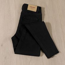 黑色紧身小脚牛仔裤女春秋新款薄款高腰显瘦弹力铅笔裤外穿