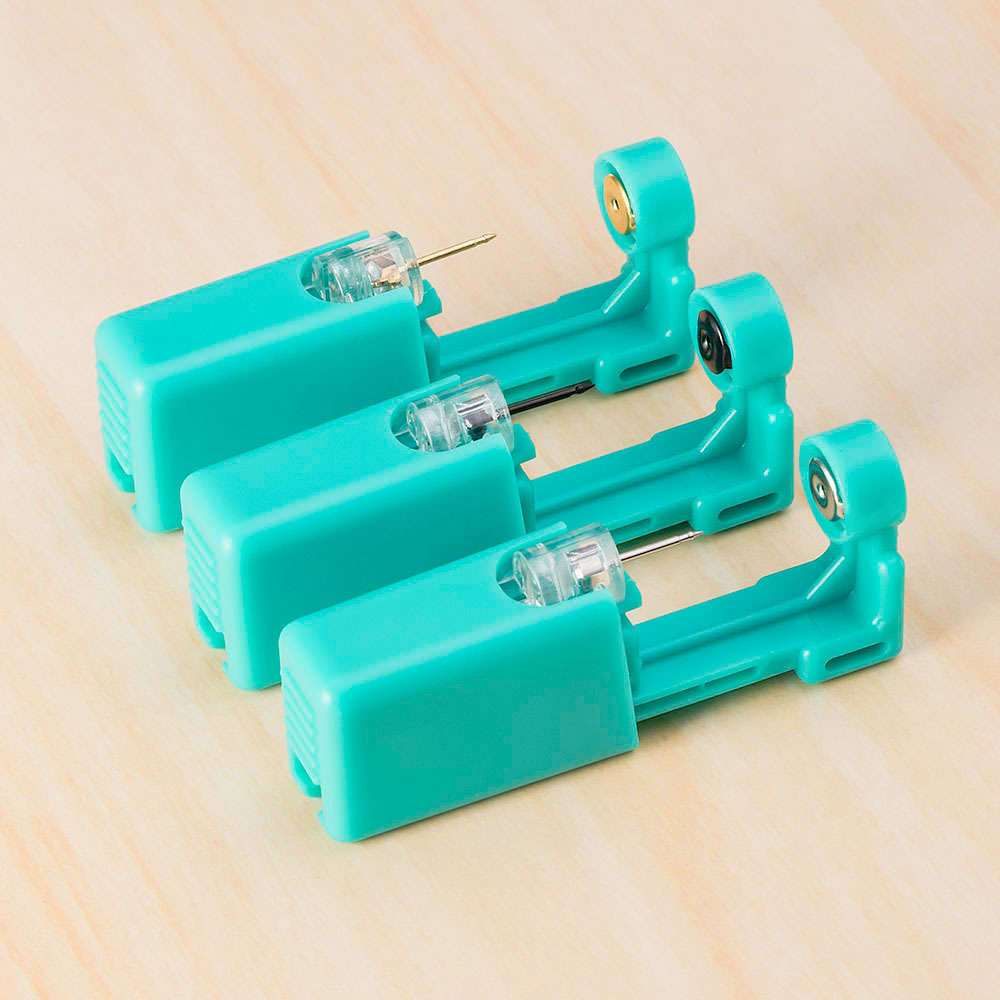 Simple Style Solid Color Stainless Steel Plastic Inlay Artificial Gemstones Puncture aids 1 Piece