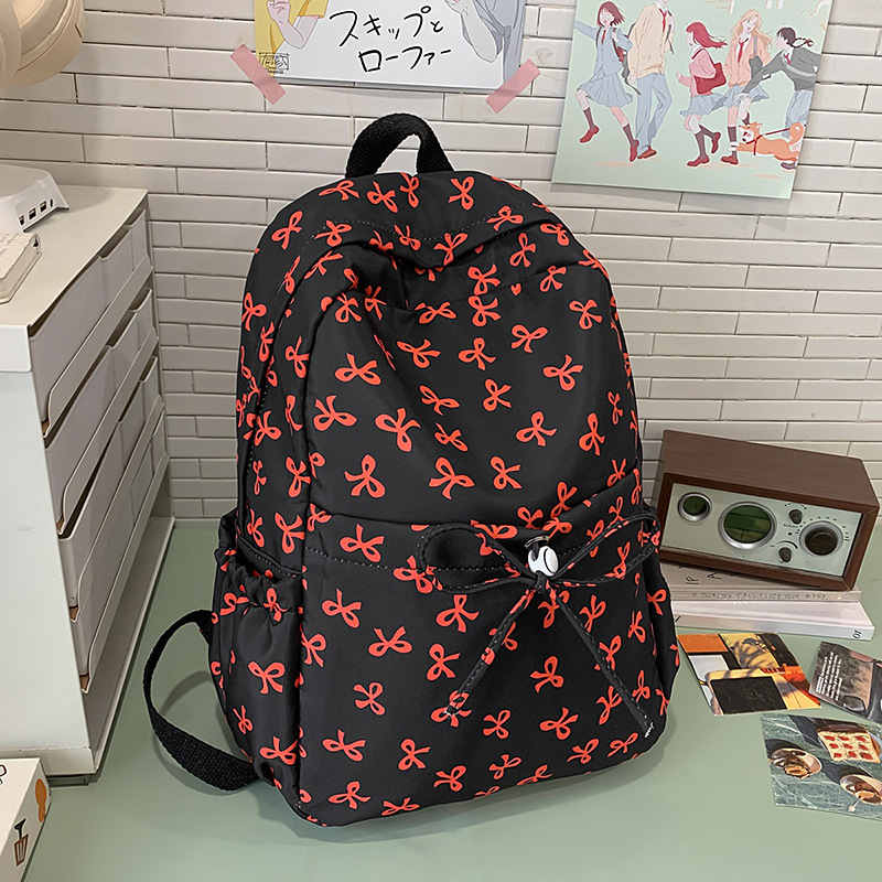 新しいクロスボーダー爆発バタフライスクールバッグバックパックファッションガールファッションシンプル多用途バックパックレディースバック|undefined