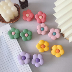 Student school supplies book clip girl cute flower five color macaron small clip test paper paper receipt