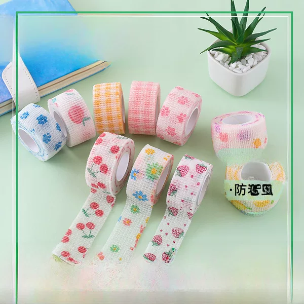 Finger Protection Bandage Wholesale Pet Wrist Bandage Writing Self-Adhesive Bandage Sports Tape Non-Woven Fabric Finger Protection Bandage