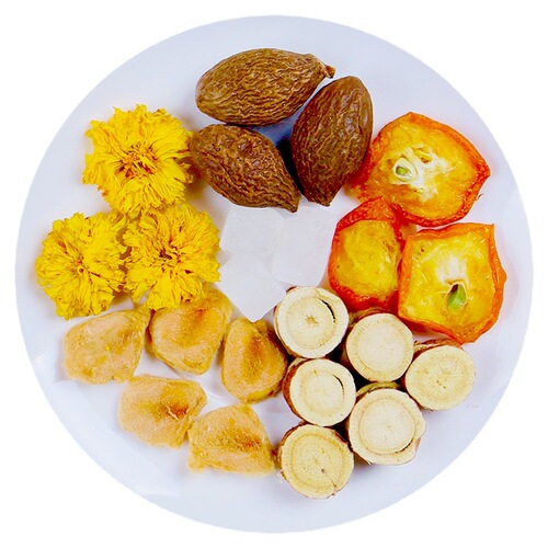 Luo Han Guo Fat Sea Chrysanthemum Tea Licorice Kumquat Combination Herbal Tea Moisturizing Tea Five Treasures Tea Manufacturer One Piece Dropshipping