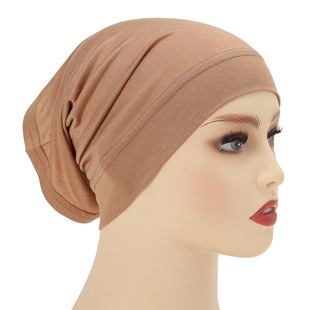 New modal monochrome tube cap base cap cap mercerized cotton bandage a generation of hair