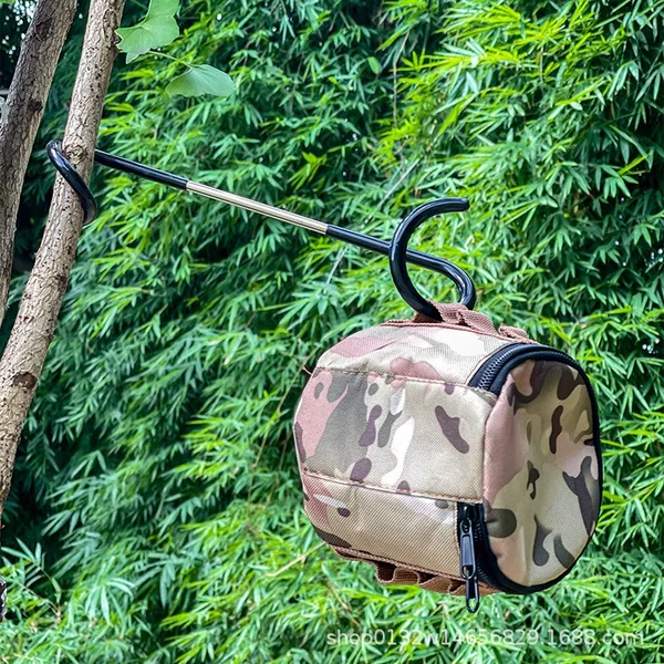 Outdoor camping pig tail hook lamp pole S-type non-slip tent pole camping lamp rack canopy pole lamp hook