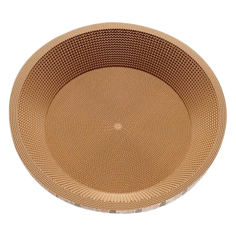 Высококачественная износостойкая гофрированная бумага не роняет мусор, интегрированная круглая овальная кошачья царапина доска коготь шифрование кошачьего гнезда не занимает площадь