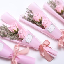 香皂花束成品情人节礼品迷你玫瑰花束婚礼生日伴手礼盒花束香皂花