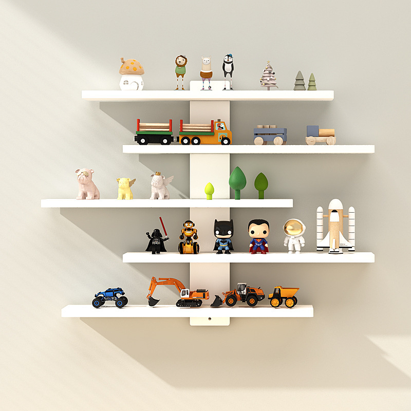 Wall-Mounted Shelves for Storing Cross-Border Accessories, Small Ornaments, Dolls, Figurines, Blind Boxes, Wall-Mounted Storage and Organization