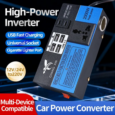 Mobil şarj cihazları 220V Multi-Function Converter for
