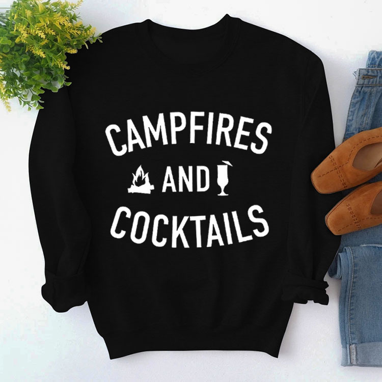 Amazon deseo Otoño e Invierno ropa de las nuevas mujeres fogatas y cócteles carta impreso suéter