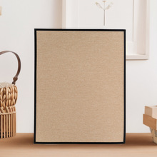 办公室布告留言板麻布板边框便签教室毛毡板收纳软木软木板桌面