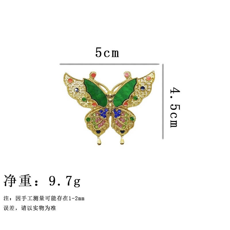 Retro Enamel Cut Out Butterfly Brooch, Classy Classy Corsage, Pressed Placket, Classy Niche Accessories Wholesale