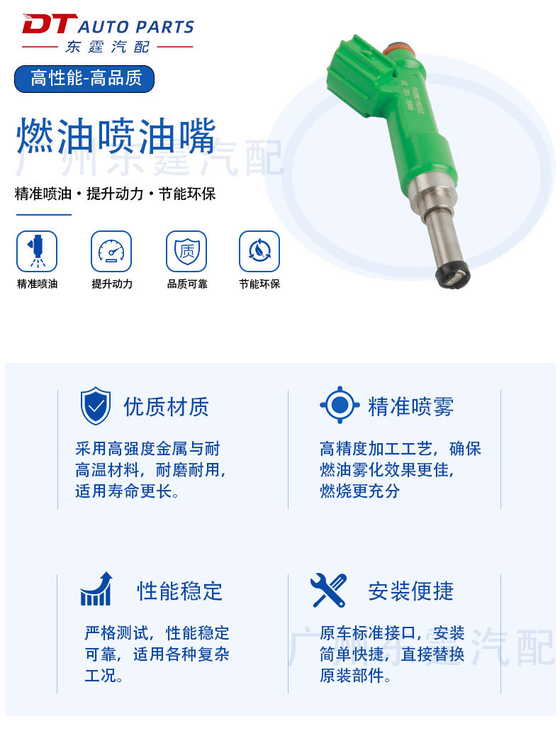 23250-36010 is a fuel injector nozzle suitable for Toyota Camry, RAV4, and Highlander vehicles