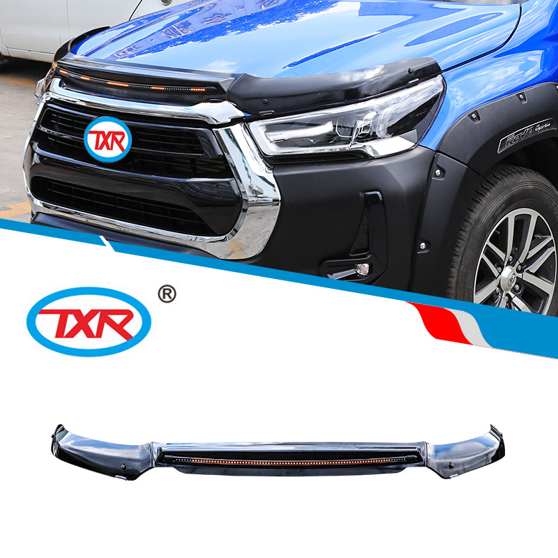 Adecuado para el bloque de grava galvanizado con tobera Camioneta Toyota Hilux Bonnet Guard