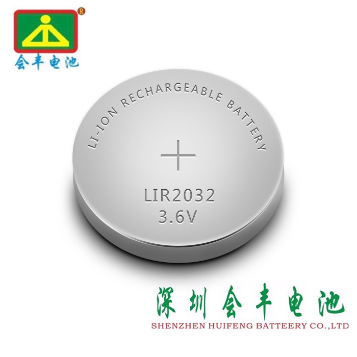 3.6V/3.7V锂电池/LIR2032 高容量质量好电池反复充电可代替CR2032