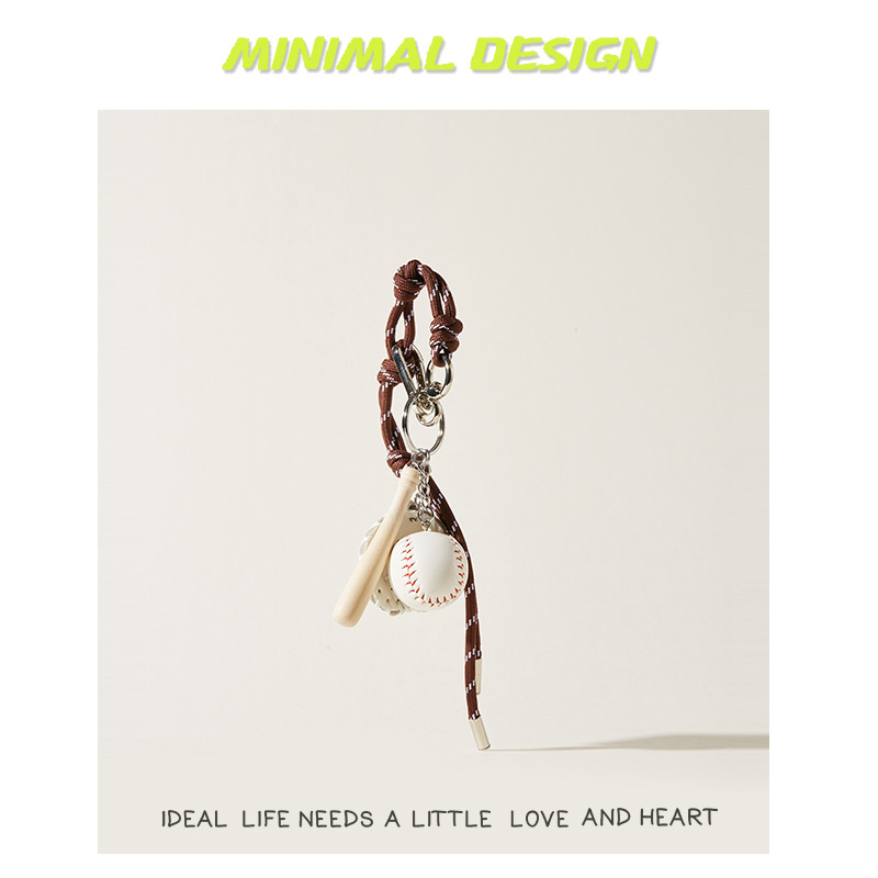 Nuevo miumiu viento bolos accesorios de colgante maletín portátil tipo de correa bolsa colgante sensación de diseño