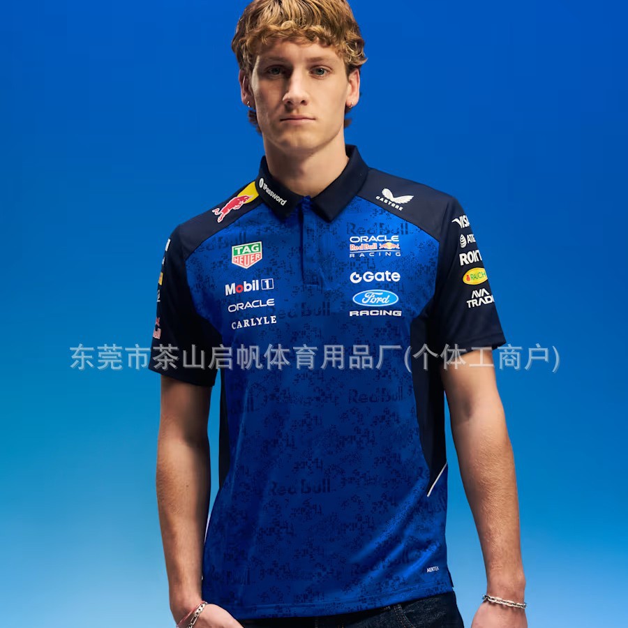New Hot-Selling European and American Off-Road Cycling Racing Clothing Downhill Mountain Bike Road Motorcycle Polo Shirt T-Shirt