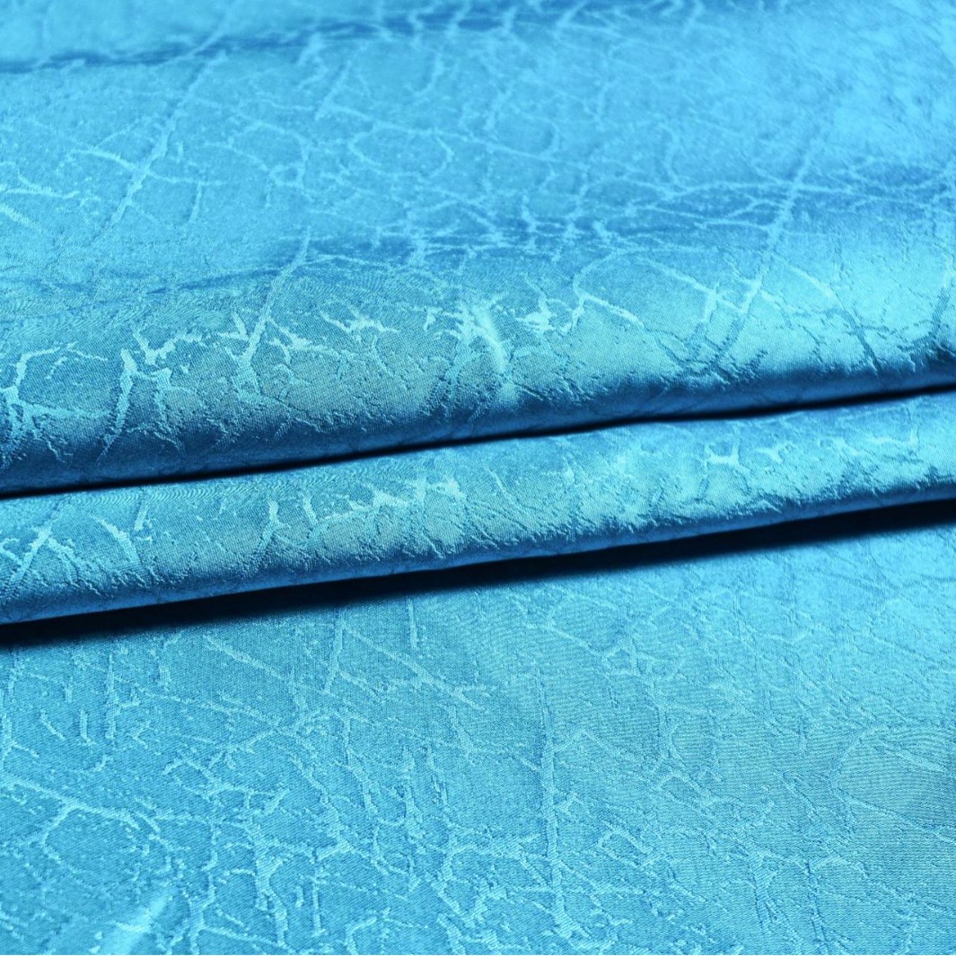 2025新品双面海浪纹面料手感细腻适合睡衣睡裙吊带裙连衣裙旗袍