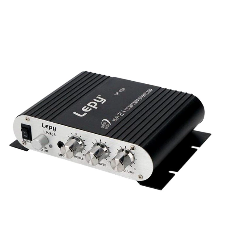 2,0 + сабвуфер Школьный усилитель мощности 2,1-канальный усилитель мощности lepy838 усилитель мощности супер басовый усилитель мощности Горячий