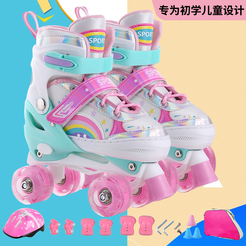 Children's roller skates on four wheels for street skating for boys…