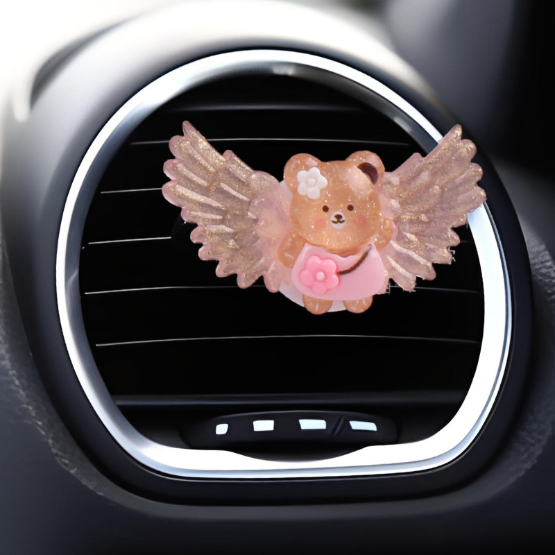 Adornos del automóvil, consola central, accesorios de la pantalla del automóvil, decoración del monitor de la computadora, ala pequeña del automóvil, adornos