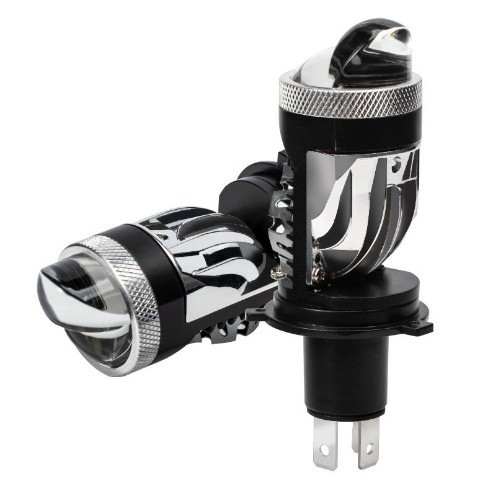 Automóvil motocicleta general P9 automóvil LED lente delantero ojo de pez luz alta y baja 12V