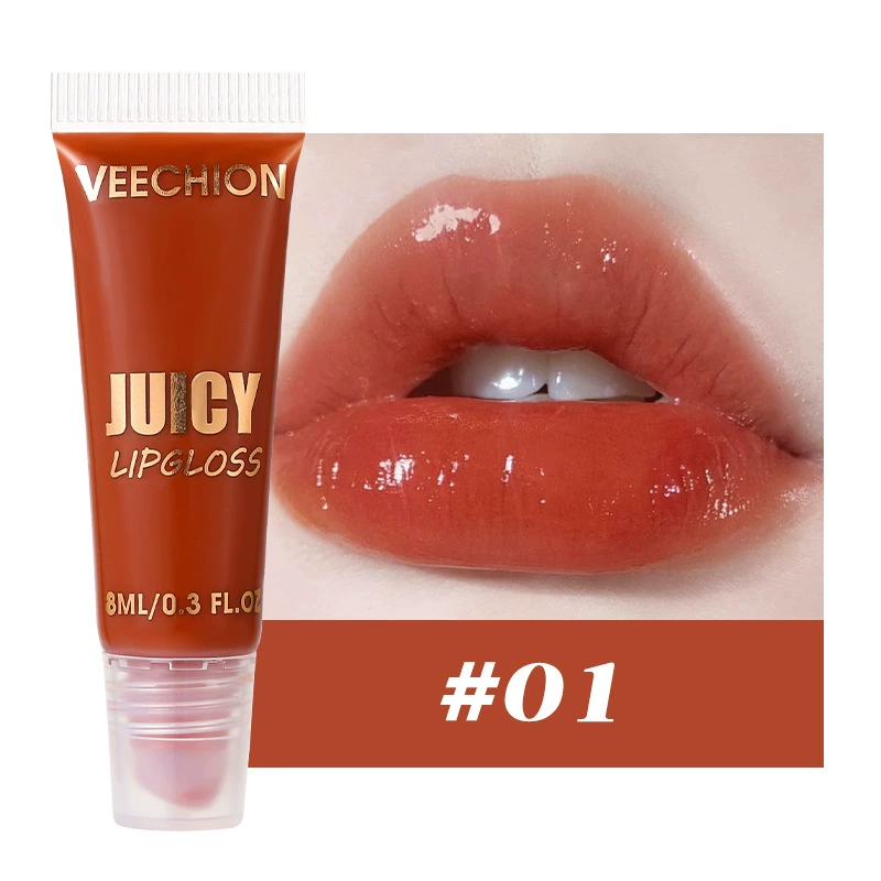 veechion (Cross-border trading), moisturizing lip gloss, natural and permanent formula, mirror effect