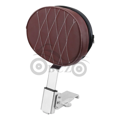 backrest for sailing assassin | Motorcycle cushion - brown-grid-electroplating-rod