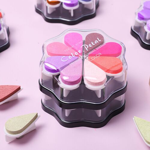 Metallic ink pad DIY handmade rubber stamp ink pad 8-color petal ink pad 36 combinations