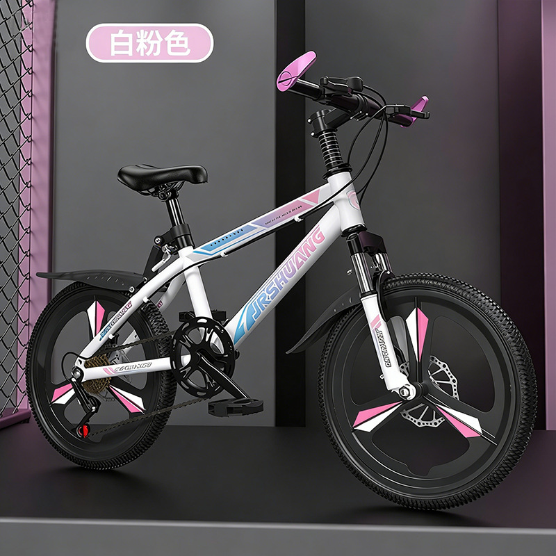 Bicicleta de montaña adolescente niño niña bicicleta amortiguador de freno de goma de cambio de velocidad ligera montar freno sensible image 35