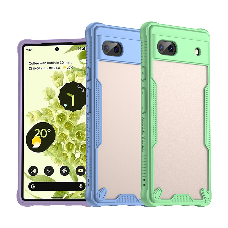 For Google 6A Case Protective Cover Pixel6pro Phone Case Google 6 Van Armor Full Cover 5A Thickened TPU PC