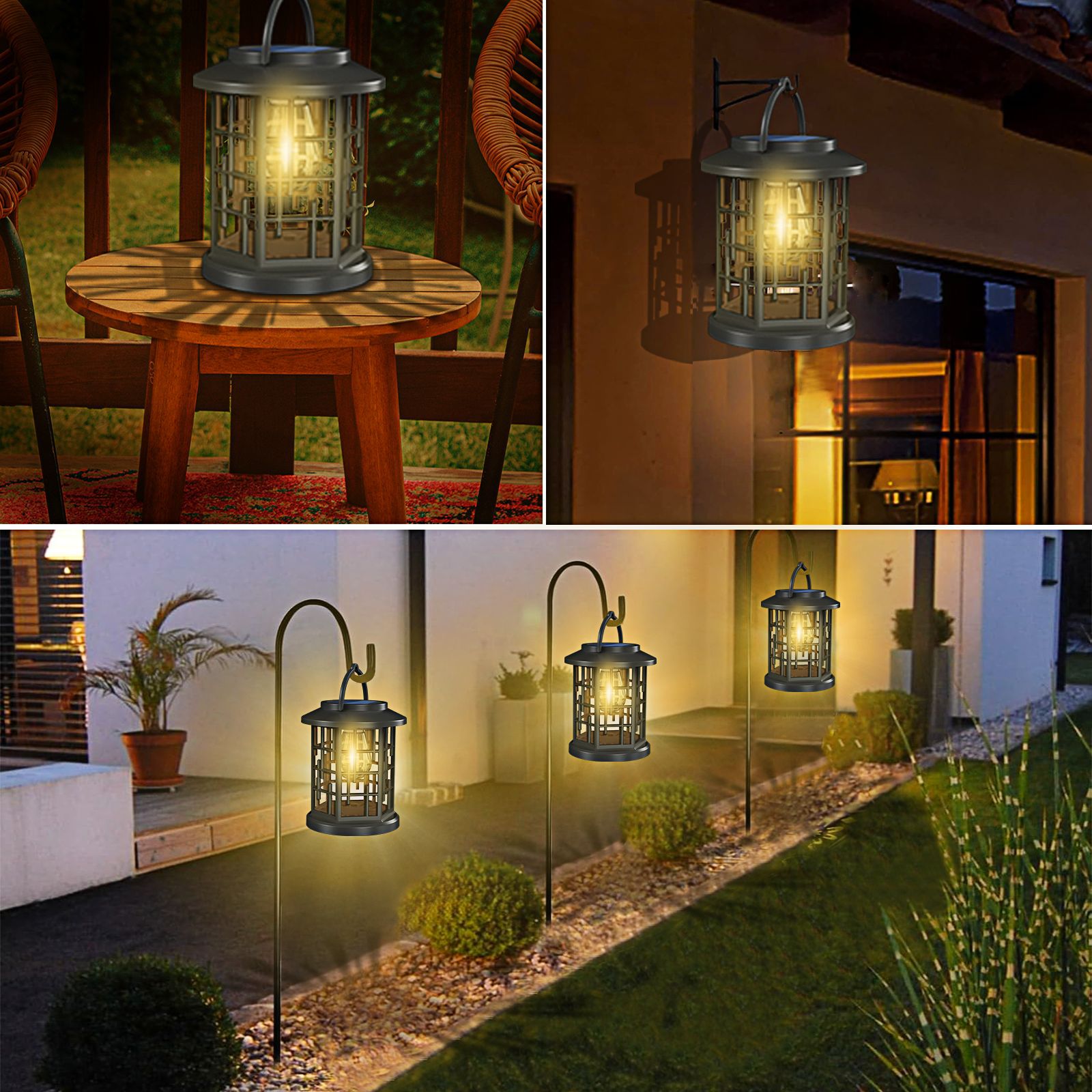 Solar Outdoor Wolfram Hof Garten Laterne Landschaft Wasserdicht Rasen Lampe Control Kronleuchter Starke Licht_voghion.com