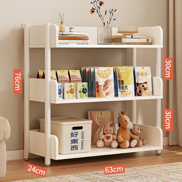 Estante de almacenamiento multicapa estante de almacenamiento de piso simple estante de libros de hierro forjado estante de almacenamiento de sala de estar estante de exhibición estante de biblioteca doméstica