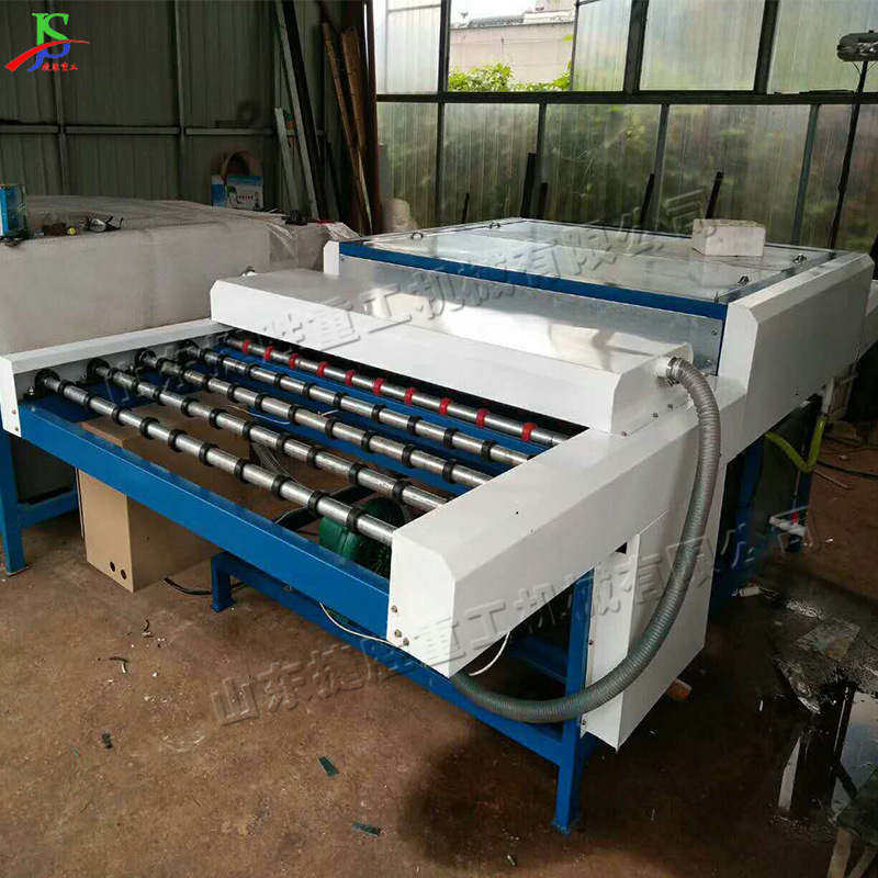 Máquina de limpieza de vidrio horizontal Máquina automática de limpieza de vidrio arquitectónico Máquina integrada de limpieza y secado de vidrio eléctrico